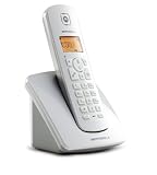 Motorola DECT C401 Schnurlose Telefon (Monochrom Display, Freisprech-Funktion, 3-er Konferenz) grau