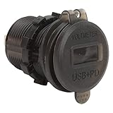 Steckdose Ladebuchse, Autoladegerät Adapter Dual Port Schnellladung High Efficiency QC 3.0 OD 3.0 für LKW