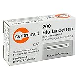 Einweglanzette,Lanzetten Blutlanzetten einzeln steril verpackt Diabetiker, 200 Stück