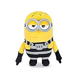 Illumination Minion Plüsch Kuscheltier, 14 versch. Figuren Buddies 15cm, Mini Tsum 4er Set 8cm, Movie Mini-Boss, The Rise of Gru, ORIGINAL Plüschtier (Jail Time Tom)