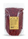 KoRo - Bio Goji Beeren 1 kg - Ungeschwefelt Superfood frei von Zusätzen - 100 % Frucht