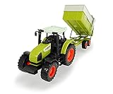 Dickie Toys CLAAS Ares Set, großer Traktor mit Anhänger und Kippmechanismus, 57 cm lang, für Kinder ab 3 Jahren