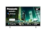 Panasonic TX-50LXW724 126 cm LED Fernseher (50 Zoll, HDR Bright Panel, 4K Ultra HD, Triple Tuner, HDMI, USB, Smart TV), Silber