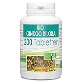 Ginkgo Biloba Bio - 300mg - 200 Tabletten