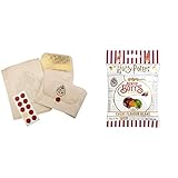 Paladone Hogwarts Briefschreibset - Offiziell lizenzierte Harry-Potter-Ware & Jelly Belly Harry Potter Bertie Bott´s Beans, Beutel, 1er Pack (1 x 54 g)