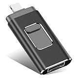 USB-Stick 64 GB, externer Speicher – USB-Stick für i-Phone, i-Pad, Foto, externer Speicher, geeignet für alle Computermodelle, Handys, Tablets