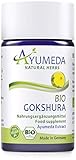 Ayumeda BIO Gokshura Extrakt | Tribulus terrestris | Erd-Burzeldorn | Erdsternchen | 176,4 mg Saponine pro Tagesdosis | Geprüfte Qualität | Made in Germany | 60 Kapseln | 100% BIO | 100% Vegan