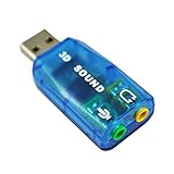 DOJO Extern USB 2,0 5,1 3D Soundkarte Audio Adapter