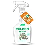 Silberkraft Milbenspray Matratzen und Polster 500ml, naturinspirierter Milbenschutz mit Geraniol, hilfreiches Anti-Milben-Mittel, gegen Hausstaubmilben, Milbenbezug Alternative, mit Zitronen-Duft