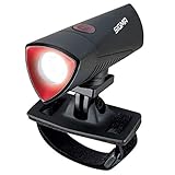 SIGMA SPORT Unisex – Erwachsene Led-helmlampe-2022044905 LED-Helmlampe, Schwarz, Einheitsgröße