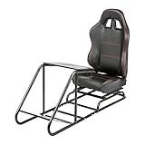 Z ZELUS Rennsportsitz Gamesitz Rennsimulator Raceseat Spielsitzacing mit Haltung und Pedale PS4 PS3 Xbox One Xbox 360 Racing Wheel Lenkrad Ständer Simulator Cockpit Logitech und Thrustmaster