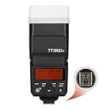 Godox TT350C TTL Kamerablitz Speedlite, 2.4G HSS 1 / 8000s TTL GN36 Elektronischer Blitz für Canon Mirrorless Digitalkamera