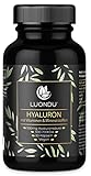 Hyaluronsäure Kapseln hochdosiert 500mg 90 Stück (3 Monate) Hyaluron 500-700 kDa Vitamin B2, Zink, Selen, Vitamin C - Laborgeprüft, Vegan, hergestellt in DE