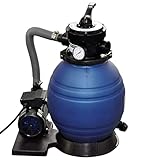 vidaXL Sandfilteranlage mit Pumpe 400W 11000L/h Pool Sandfilter Filterkessel