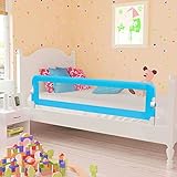 ZEYUAN Kleinkind Sicherheit Bettgitter, Rausfallschutz Bett, Bettgitter Rausfallschutz, Rausfallschutz Kinderbett, Bettumrandung Babybett, 150 x 42 cm Blau