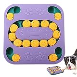 YUAB Interaktives Hundespielzeug - Hundefutter Puzzle Feeder Spielzeug - Interaktives, geistig stimulierendes Spielzeug, Hundefutter-Puzzle-Feeder-Spielzeug, Langsam essender Hundenapf