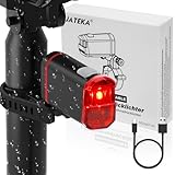 Fahrrad Rücklicht LED Fahrradrücklicht USB-C Aufladbar StVZO Zugelassen Rücklicht Fahrrad Wasserdicht LED Akku Fahrradrücklichter für Fahrrad Ebike Fahrradlicht hinten Rennrad MTB…