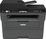 Brother mfcl2710dn Laser 4 in 1 Multifunktionsdrucker (A 30 ppm mit drahtgebundenen Netzwerk, Duplex in Druck, ADF 50 Blatt und Display LCD, italienische Version) schwarz/weiß