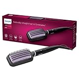 Philips StyleCare Aufheizbare Bürste BHH880/00 - Haarstyling-Geräte (Glättbürste, 170 °C, 200 °C, PTC, Schwarz, Pink, Hängender Ring)