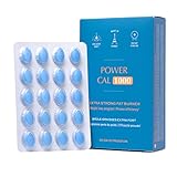 Genius Power Cal 1000 Fatburner zum Abnehmen & Gewichtverlust, 60 Kapseln