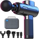 Massagepistole Massage Gun, RENPHO Massagepistole bis zu 3200U/min Massage Gun Massagegerät mit 2500mAh Akku und USB C Ladeanschluss zur Linderung von Muskelschmerzen, Schwarz