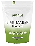 L-GLUTAMIN Pulver 500g Vegan - Neutral & hochdosiert Ultrapure ohne Zusatzstoffe - 99,95% natur rein - Fermentiertes L-Glutamine Powder Made in Germany - glutenfrei & laktosefrei