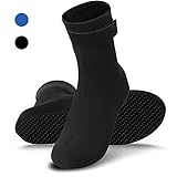 wasserdichte Socken, RTDEP 3MM Neoprensocken, für Neoprenanzug, rutschfest Schwimmsocken, Thermosocken für Herren und Damen, strandsocken für Schwimmen, Schnorcheln, Segeln