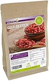 Goji Beeren 1kg - Wolfsbeeren - Sonnengetrocknet - ungeschwefelt und ohne Zusätze - 1000g - Zippbeutel - Premium Qualität