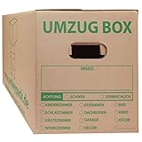 30x Umzugskartons 620 x 300 x 330 mm bis 40 kg 1.40 C-Welle (stabil wie zweiwellige Umzugs Kartons) stabil Profi groß stark - 30 Stück - Umzugskiste günstig XXL Umzugskarton