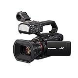 Panasonic HC-X2000E Profi Camcorder (4K Video, Kamera mit LEICA Objektiv, 25mm Weitwinkel, 24x optischer Zoom, Autofokus, professionelle Videokamera)