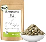 Himbeerblätterte BIO 200g | 100% - naturbelassen | Himbeerblätter getrocknet | Premiumqualität - Himbeerblättertee Schwangerschaft | laborgeprüft von bioKontor