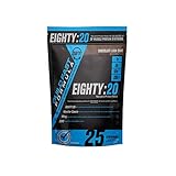 EIGHTY:20™ Protein Powder. Advanced Blend of Fast & Slow Digesting Proteins. 80% Micellar Casein & 20% Whey for 6-Hours of Muscle Protein Synthesis & 8-Hours Plasma Amino Acids. Mixes & Tastes Amazing