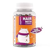 EinBär Hair Biotin Vitamins Gummibärchen für Haare, Haut und Nägel- Hochdosierte Haarvitamine mit 4000μg Biotin, B-Komplex, VC, D3 für normales Haarwachstum- zuckerfrei (60 St), vegan- Made in Germany