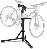 Sportneer Fahrrad Montageständer, Aluminium Montageständer für Fahrräder faltbar Fahrrad Reparatur Rack lötstation, Bis 27 kg, Höhenverstellbar, klappbar und 360° drehbar, für MTB, Rennrad, E-Bike