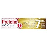 Protefix Haft-Creme PREMIUM mit 7-fach EFFEKT – Haft-Creme für Zahnprothesen für mehr Sicherheit den ganzen Tag – 1 x 47g