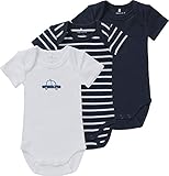 NAME IT Baby-Jungen NBMBODY 3P SS Dark Sapphire YD 2 NOOS Kleinkind Unterwäsche-Satz, 98