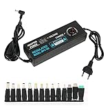 Einstellbarer Netzadapter, Btstil Universal 3V-24V 5A 120W Einstellbares Netzteil, AC/DC Netzteiladapter 100V-240V AC zu DC mit 14pcs Adapter Stecker für LED Beleuchtung, TFT Monitor & Lautsprecher