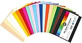 perfect ideaz • 100 Blatt Ton-Papier DIN-A6, 20 Farben, 120 g/m², MADE IN GERMANY