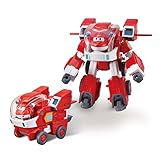 Super Wings EU750321 - Transformierender New Robot Suit Jett, ca. 23 cm große Spiel-Figur für Kinder, verwandelbares Spielzeug-Flugzeug und Roboterfigur