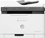 HP Color Laser 179fwg Multifunktions-Farblaserdrucker (Drucker, Scanner, Kopierer, Fax, WLAN, Airprint), weiß-grau, 4-in-1