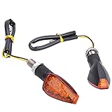 Blinker Motorrad 2pcs Universelle 12V Blitzer -Turnsignale Motorradleuchten hinten Blinker -Indikator Rücklicht Motorrad Blinker (Color : Yellow)