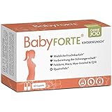 BABYFORTE® Kinderwunsch Vitamine OHNE JOD - vegan- Quatrefolic®, Folsäure 800, Maca, Inositol - 60 Kapseln - Vitamine Schwangerschaft ohne Jod