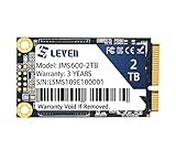 LEVEN JMS600 mSATA SSD 2TB 3D NAND SATA III 6 Gb/s, mSATA (30 x 50,9 mm) internes Solid State Drive