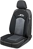 Walser Car Comfort Auto-Sitzauflage S-Race, PKW-Sitzaufleger, Autositzschoner, Universal Sitzaufleger Vordersitze, PKW-Sitzschoner anthrazit/schwarz