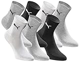 PUMA Socken Junior Crew Kinder Sportsocken 7 Paar - Größe 27-30