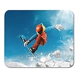 Mauspads Extreme Snowboard Sport Mountain Snow Snowboard Freestyle Winter Mauspad für Notebooks, Desktop-Computer Matten Büromaterial