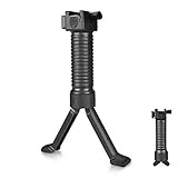 OTraki Bipod Foregrip Höhenverstellbar Ergonomisch Frontgriff Zweibein Schießen 22mm QD Zweibein Picatinny Ständer für Weaverschienen Softair Rifle