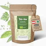 Dr. Haider's Tee-tox Bio Bitter Kräuter-Tee Mischung mit Mate, Schafgarbe, Ingwer, Mariendistel, Brennnessel | Leber | Tee Lose 100g