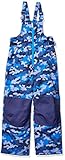 Amazon Essentials Jungen Wasserbeständige Schneelatzhose, Blau, Tarnmuster, 4-5 Jahre