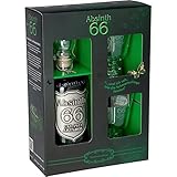 1 Geschenkbox Absinth a 500ml 66,6% Vol. + 2 Gläser + 2 Absinthlöffel +Absinth Zucker